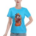 thumbnail image 1 of T-Shirt Basique à Manches Courtes pour Femmes Dragon Ball Little Goku, 1 of 6