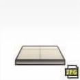 thumbnail image 3 of Zinus Suzanne 6 Inch Metal and Wood Platform Bed Frame, 3 of 7