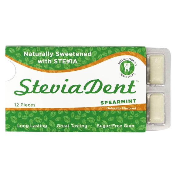 Stevita - SteviaDent Chewing Gum Spearmint - 12 Piece(s)