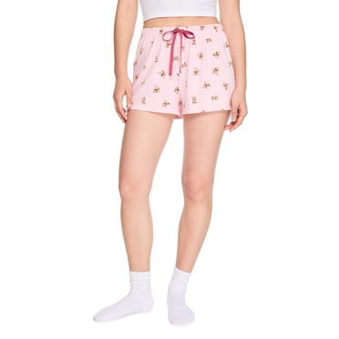 Short de pyjama à effet de peau de pêche No Boundaries pour femmes