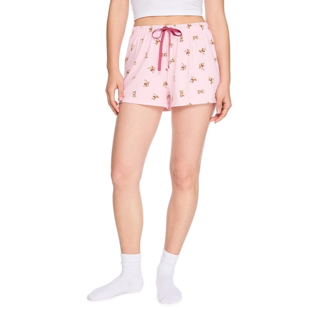 No Boundaries Women's Peached Pajama Short