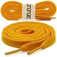 thumbnail image 2 of Solid Flat Shoelaces Hollow Thick Athletic Shoe Laces Strings 2 Pair, 2 of 7