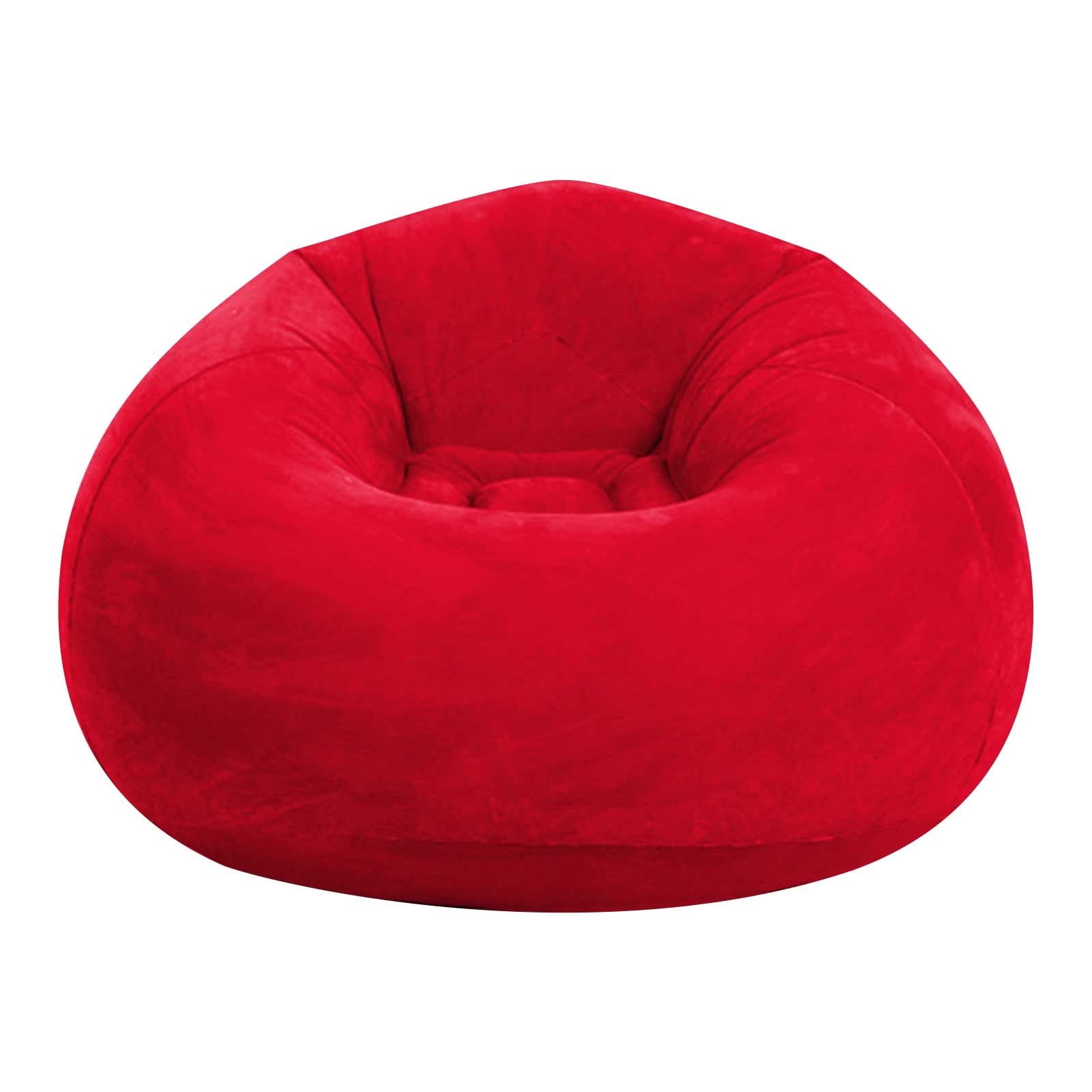 Boovnll Bean Bag Chair, Soft Comfortable Portable Foldable Lazy Sofa Polyester Bean Bag Chairs for Adults, Inflatable Chair for Living Room, Bedroom, Reading Room, Bean Bag