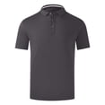 thumbnail image 5 of Dealovy 2pc Womens Plus Size Tops Short Sleeve Lapel Collared Quick Dry Athletic Golf Active Gym T-Shirts, 5 of 5