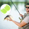 thumbnail image 2 of Qiilu 50pcs Plastic Lures Baits Box Squid Lure Hook Storage Case Fluorescent Yellow, 2 of 8