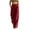 Wine, variant on Nfurl Womens Cargo Pants with Pockets Flowy Wide Leg Palazzo Pants Loose Fit High Waisted Trendy Summer Casual Going Out Pant Trousers White,L