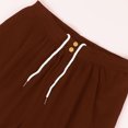 thumbnail image 4 of TIMIFIS Men's Ankle Banded Pants Medieval Pirate Costume Trousers Renaissance Gothic Pants-WineFall, 4 of 6