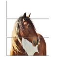 thumbnail image 2 of Grande Illustration de Cheval Brun - Impression d'Art sur Toile d'Animal, 2 of 3
