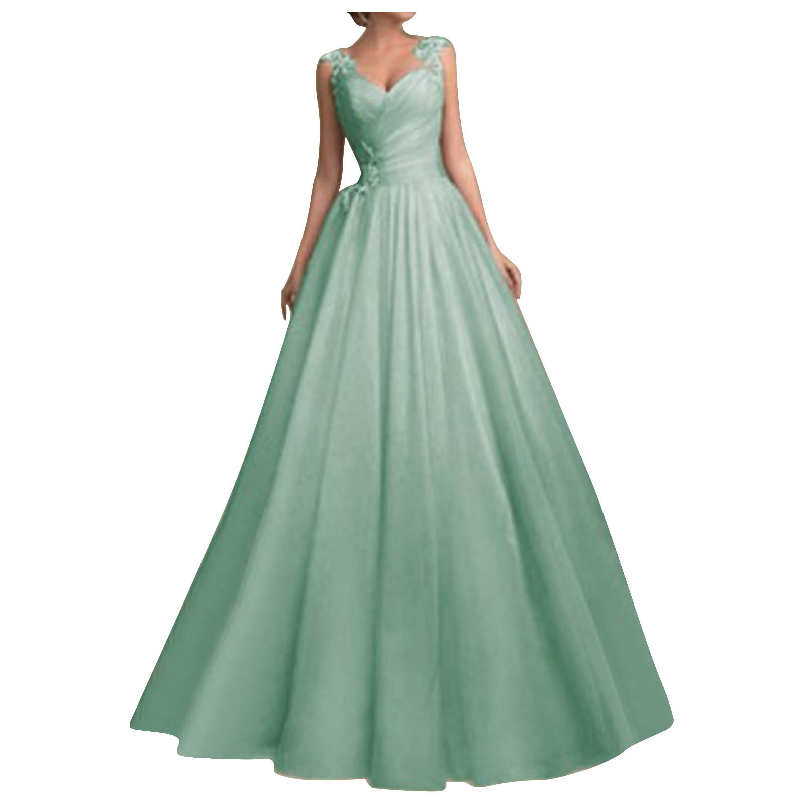 Robe d'Été pour Femmes 2024 Mode Grande Taille Sans Manches en Dentelle avec Bretelles Tube Top en Gaze Rétractable à la Taille Longue Robe Robe 50 % de Réduction!