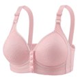 thumbnail image 1 of Front Closure Bras Womens Push Up Tshirt Bra No Underwire Full Coverage Wireless Bras Soft Supportive Everyday Bra Bralettes, 1 of 2