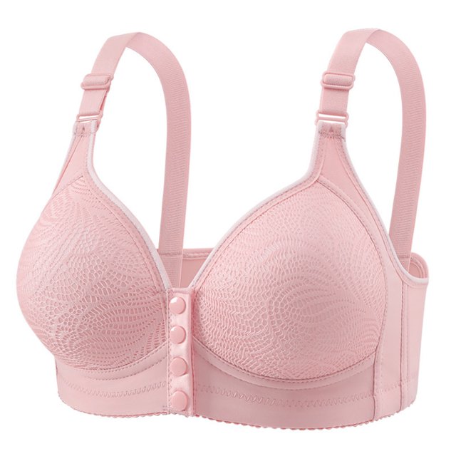 Front Closure Bras Womens Push Up Tshirt Bra No Underwire Full Coverage Wireless Bras Soft Supportive Everyday Bra Bralettes