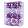 thumbnail image 2 of 24Pcs Christmas Tree Ornament Pendant Party Supplies Tree Hanging Plastic Ball, 2 of 2