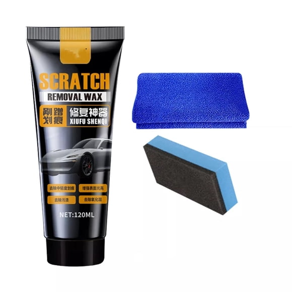 Auto Scratch Polish All-in-One Wax for Paint Restoration Car Paint Repair Wax for Black Oxidation & Hairline Scratches
