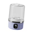 thumbnail image 2 of simhoa Mini Washing Machine Cordless Laundry Appliances Travel 1L Underwear Cleaner Violet, 2 of 8