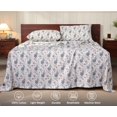 thumbnail image 3 of RUVANTI 100% Cotton Full Sheets, Percale Full Size Set, Dandelion Field, 3 of 5