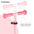 thumbnail image 4 of Yvolution Y Glider Kiwi / Trottinette à Trois Roues pour Enfants avec Roues à DEL pour Enfants de 3+ Ans (Rose2), 4 of 4