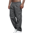 thumbnail image 1 of cllios Mens Cargo Pants Relaxed Fit Multi Pockets Pants Work Military Pants Casual Camping Cargo Pants, 1 of 3
