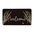 thumbnail image 1 of Tapis d'Entrée Style C Halloween Orange Multicolore Polyester 16X23.62 Pouces Antidérapant pour Porte d'Entrée Multicolore, 1 of 8