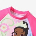 thumbnail image 3 of Disney Princess Toddler Girls Swimsuit Ariel Rapunzel Tiana Rash Guard 2 Pieces Set Sizes 2-6, 3 of 6