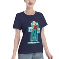 thumbnail image 2 of T-Shirt Basique à Manches Courtes pour Femmes Super Saiyan, 2 of 6