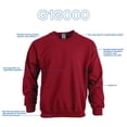 thumbnail image 2 of Gildan Chandail Molletonné à Col Rond pour Homme, Style G18000, Royal, Petit, 2 of 5