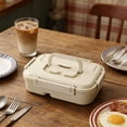 thumbnail image 1 of BUTASY Bento Box Plastic Lunch Box Simply Divided Lunch Box Outdoor Sealed Portable Fast Food Box Student and Office Worker Bento Box Lunch Box, 1 of 6