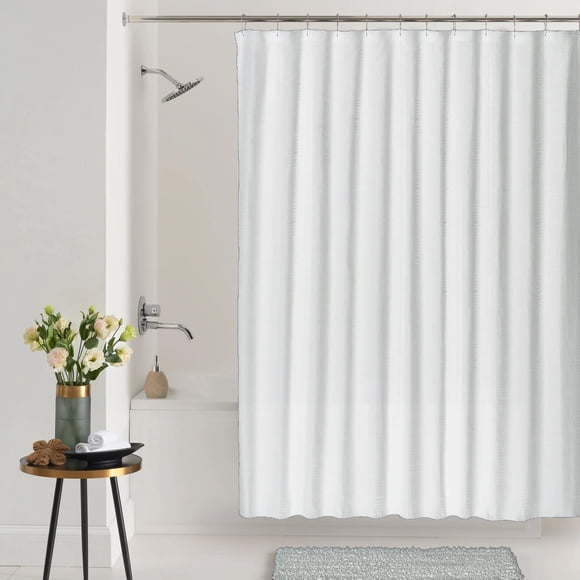 Rideau de douche blanc à mosaïque Henderson de 183 cm x 183 cm par Mainstays