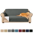 thumbnail image 1 of Subrtex Stretch 1-Piece Quilted Reversible Sofa Slipcover with Non-Slip Elastic Straps Washable Pet Couch Cover, 1 of 6