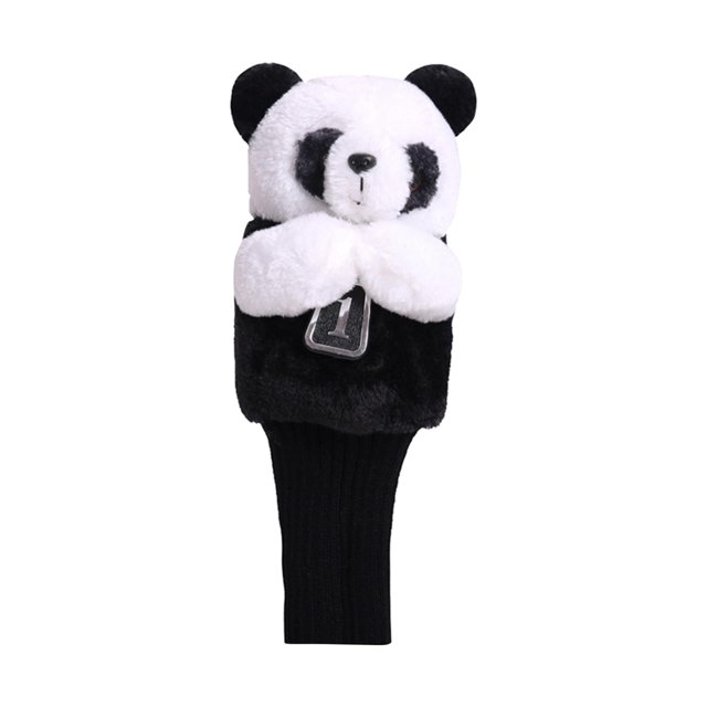 Cute Panda Golf Club Headcover Novelty Protective Head Equipment