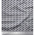 thumbnail image 1 of Soimoi Moss Georgette Fabric Diamond Block Printed Craft Fabric by The Yard 42 Inch Wide, 1 of 2