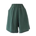 thumbnail image 4 of Plebaso Casual Shorts Womens High Waisted Wide Leg Shorts Loose Solid Color Summer Shorts with Pockets, 4 of 6