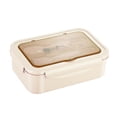 thumbnail image 1 of Microwave Oven Heating Lunch Box Rectangular Student Lunch Box Storage Box, 1 of 9