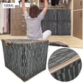 thumbnail image 2 of Home Textile Storage Large Capacity Folding Clothes Portable Wardrobe Sorting Bag With Reinforced Handle Zipper For Comforters Pillow Blanket Bedding Quilt, 2 of 8