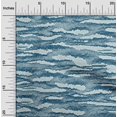 thumbnail image 2 of oneOone Polyester Spandex Teal Blue Fabric Abstracts Sewing Craft Projects Fabric Prints By Yard 56 Inch Wide-LS, 2 of 5