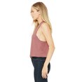 thumbnail image 3 of Ladies' Racerback Cropped Tank - HEATHER MAUVE - XL, 3 of 3