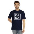 thumbnail image 1 of Inkmeso Men's Graphic Printed Da Da€ Quotes First Time Daddy Tshirt Cotton Jersey Tee, 1 of 7