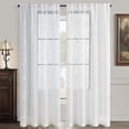 thumbnail image 4 of Ohufall Large Size Translucent Leaf Embroidered Decorative Curtains For Double Bedroom Living Room Home Window Treatments, 4 of 6