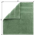 thumbnail image 3 of American Soft Linen Premium Genuine Turkish Cotton 4-Piece Washcloth Set - Sage Green, 3 of 3