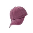 thumbnail image 4 of Cotton Baseball Cap Solid Color Outside Cotton Solid Color Dome Replacement Breathable Easy Matching Outdoor Adjustable Sunproof Hat Headgear Wine Red, 4 of 9