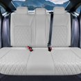 thumbnail image 4 of FH Group Neoprene Custom Fit Car Seat Covers for 2016-2024 Honda Civic Rear Solid Gray Waterproof, 4 of 4