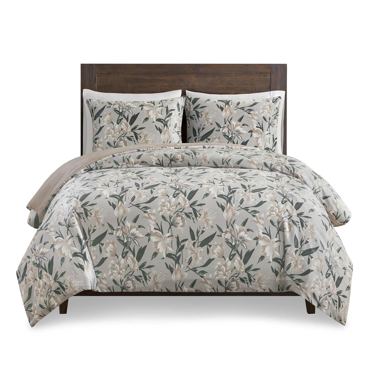 Home Trends Mink 3 Piece Duvet Cover Set