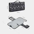 thumbnail image 3 of HIDETEX Portable Changing Pad - Changing Pad Portable with Wipes Pocket, Waterproof Diaper Changing Mat, Portable Changing Pad, 3 of 7