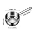 thumbnail image 2 of Heavy Duty Stainless Steel Cooking Spoon with Long Handle for Kitchen Use Durable Kitchen Utensil Heavy Duty Metal Spoon for Stirring Sautéing and Serving, 2 of 7