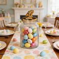 thumbnail image 4 of EGNMCR Pot à Bonbons de Pâques Pot de Rangement de Cuisine Contenant de Rangement pour Cadeaux Pot à Bonbons en Verre, 4 of 6