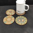 thumbnail image 5 of Drink Coasters,Cork Absorbent Coasters,Absorbent Cork Coasters with Flower Coaster for Coffee Table Decor,Coaster for Table Protection,Housewarming Gifts for New Home Present,Living Room Decor, 5 of 5