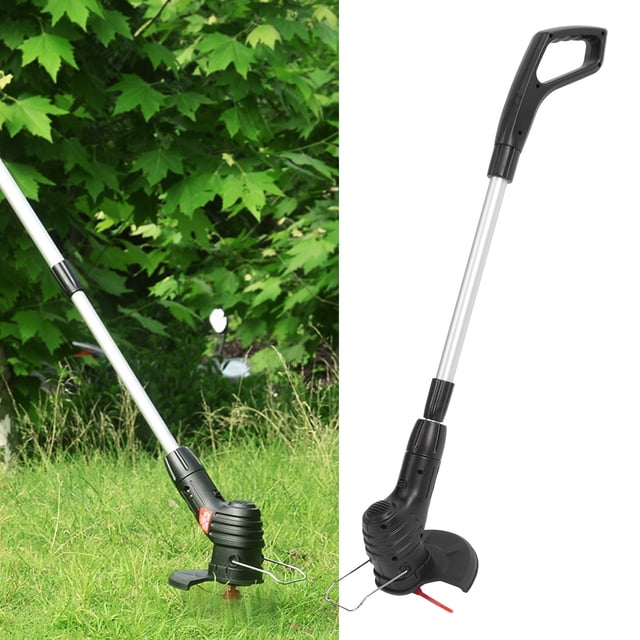 Tondeuse à Herbes Sans Fil, Tondeuse à Cordes Sans Fil 85 dB Bruit Hauteur Réglable pour Pelouse