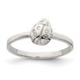 thumbnail image 1 of 925 Sterling Silver Rhodium-plated Child's Polished Ladybug Ring, 1 of 3