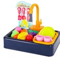 thumbnail image 1 of Kids Kitchen Playset Creative Electric Dishwasher Pretend Play Toy Kitchen Toy, 1 of 10