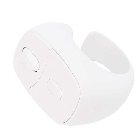 Wireless BT Page Turner Remote, Finger Remote Control with Scroll Wheel 10m Range for TikTok Instagram Novels Photos Videos PC