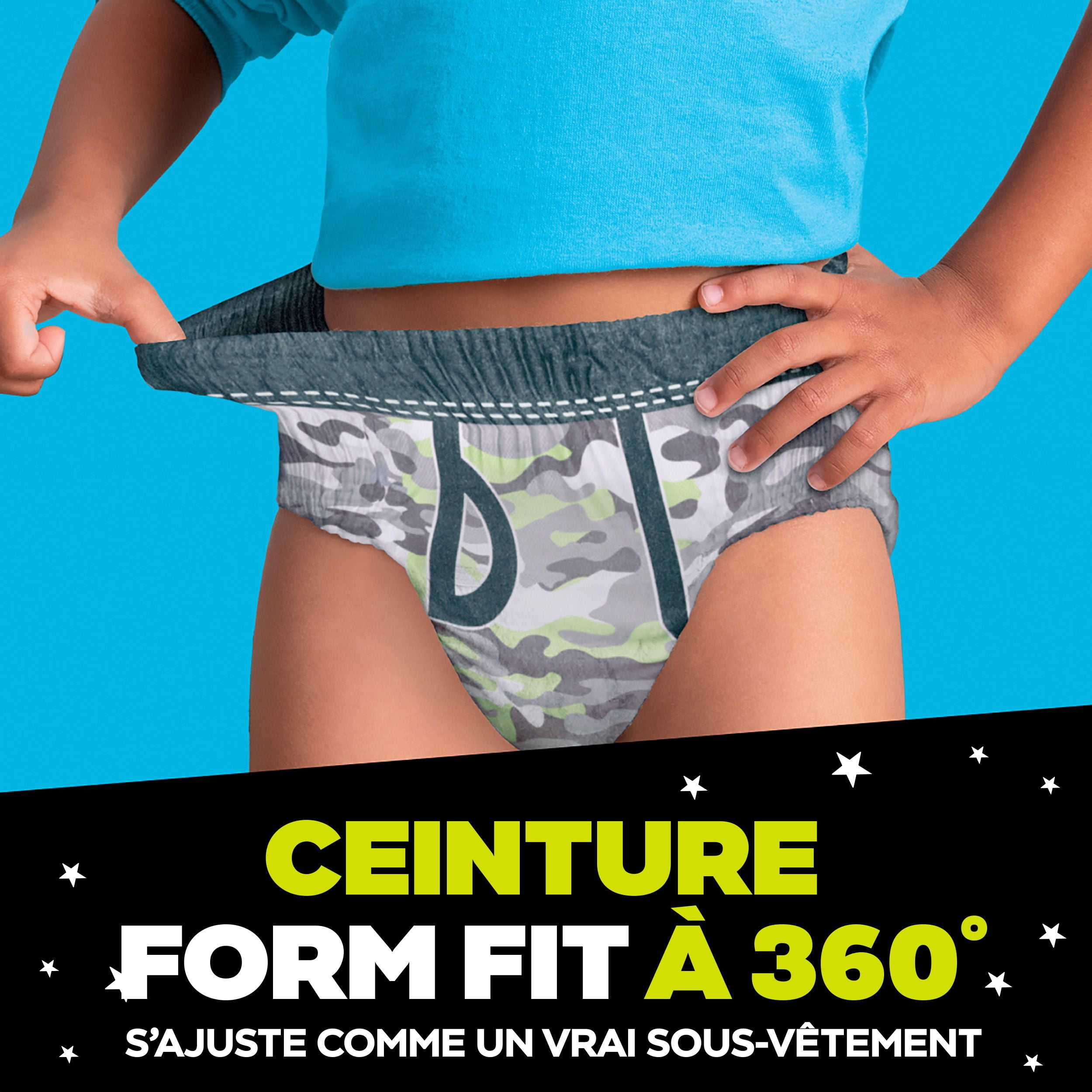 Ninjamas sous-Vêtements de Nuit pour Garçons contre l'Énurésie, Taille g (64-95+ lbs)